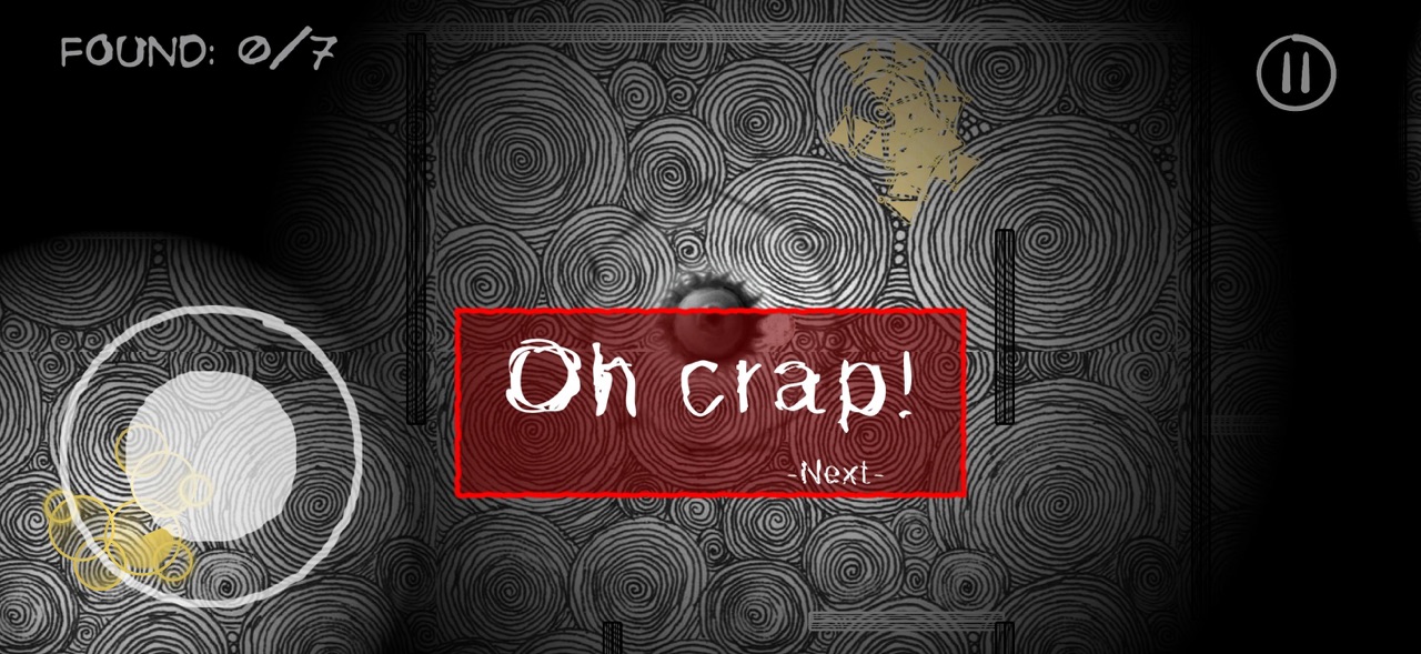 Screenshot 1 - Maze gameplay